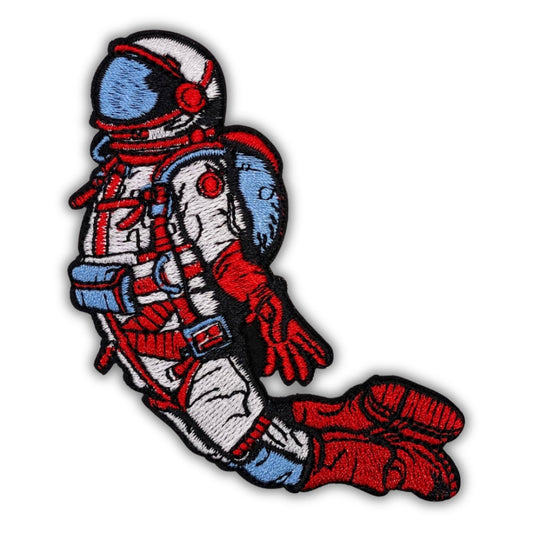 Adrift Space Man Patch - Embroidered Iron-On Patches