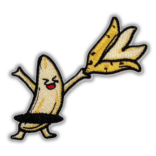 Bare Banana Patch - Embroidered Iron-On Patches