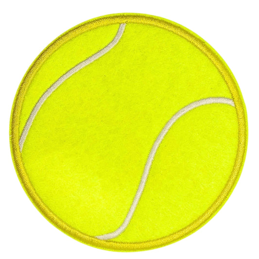 Classic Tennis Patch - Embroidered Iron-On Patches