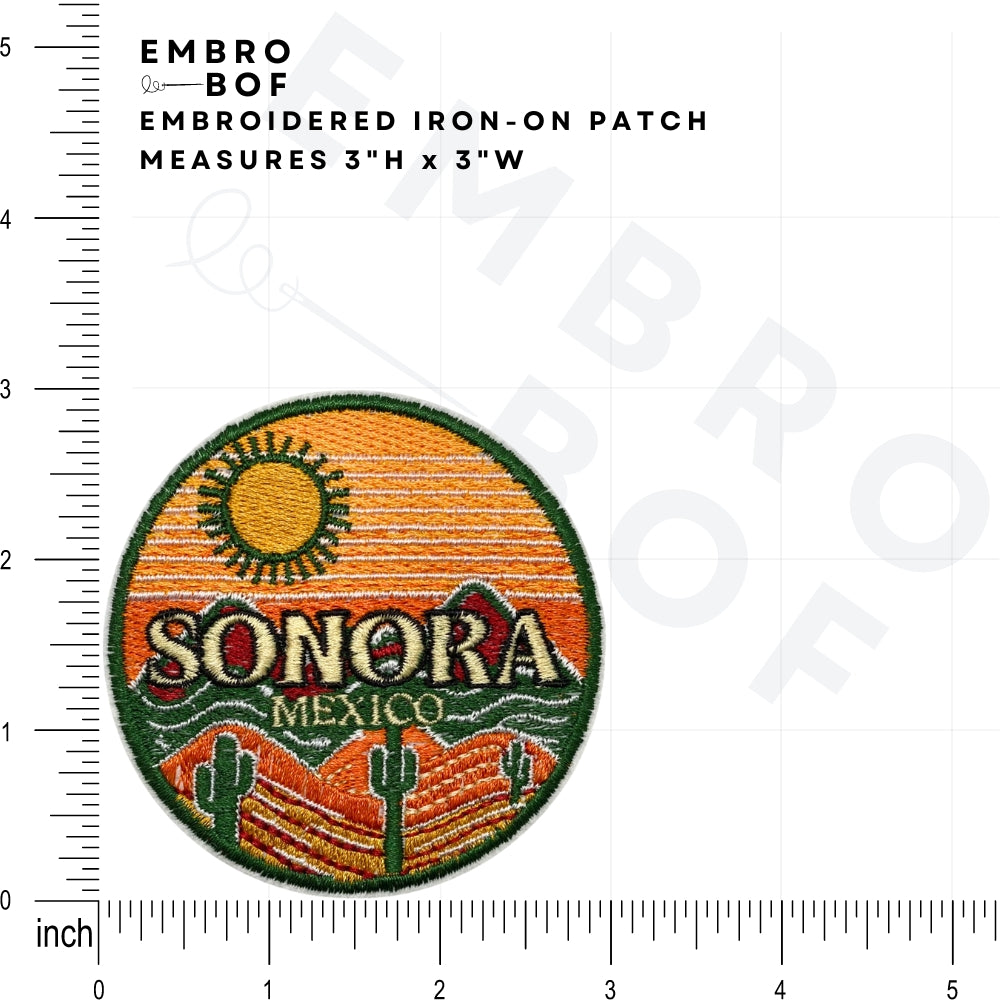 Sonora Patch - Embroidered Iron-On Patches