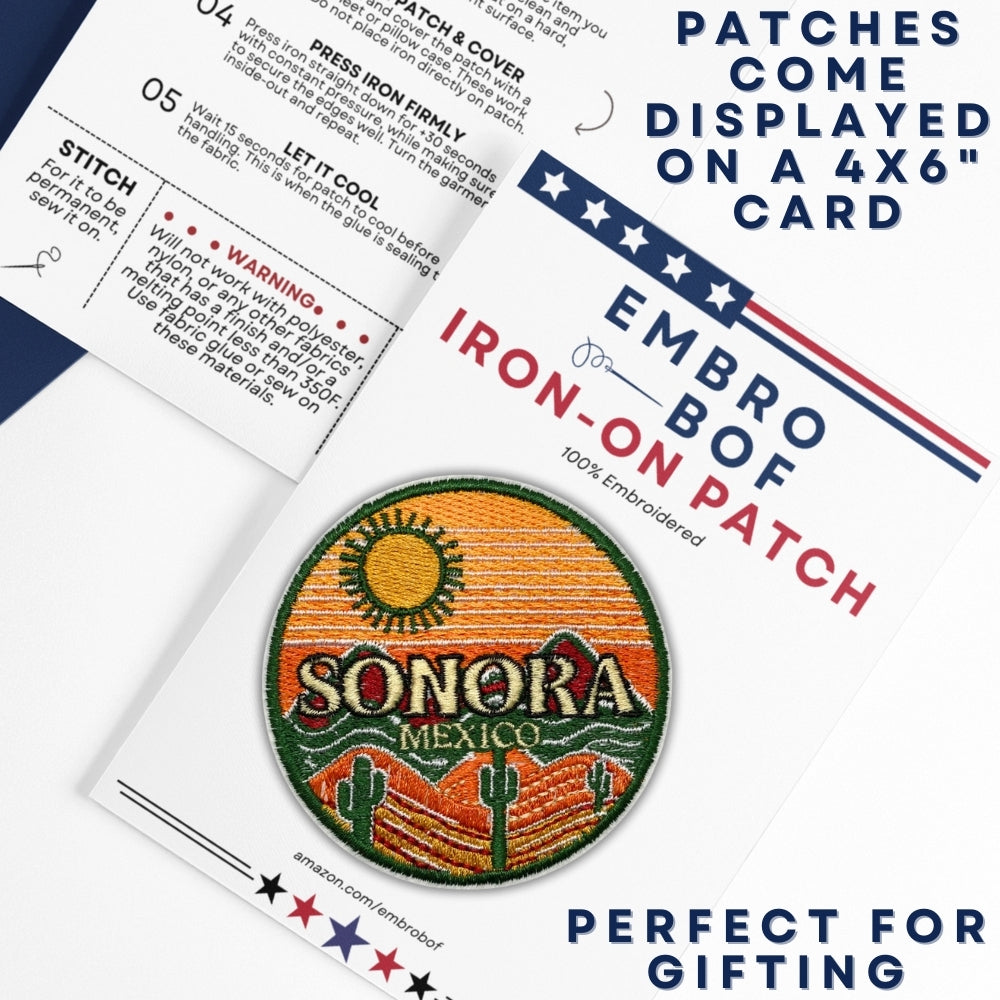 Sonora Patch - Embroidered Iron-On Patches