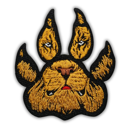 Lion Paw Patch - Embroidered Iron-On Patches