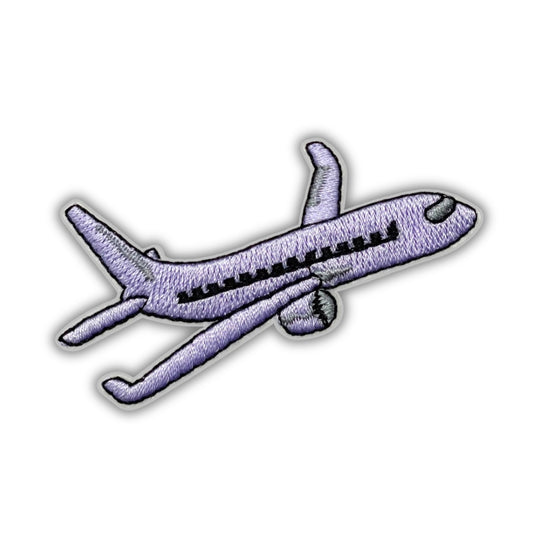 The Airplane Patch - Embroidered Iron-On Patches