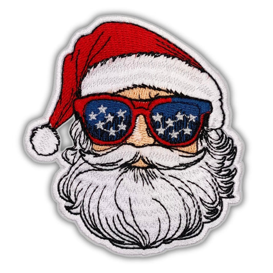 The American Santa Patch - Embroidered Iron-On Patches