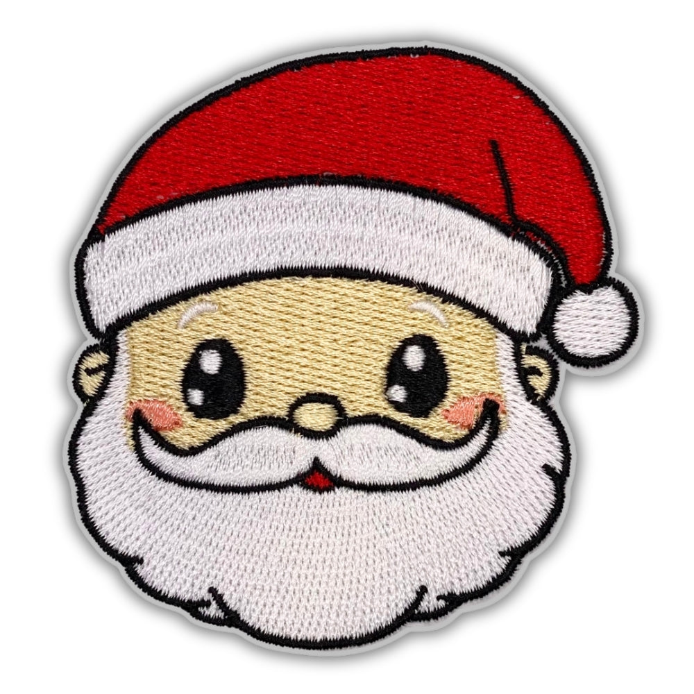 The Jolly Santa Patch - Embroidered Iron-On Patches