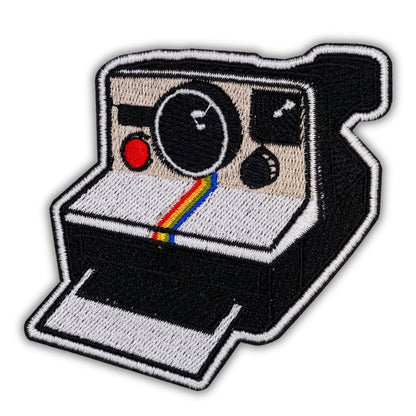 Vintage Polaroid Patch - Embroidered Iron-On Patches